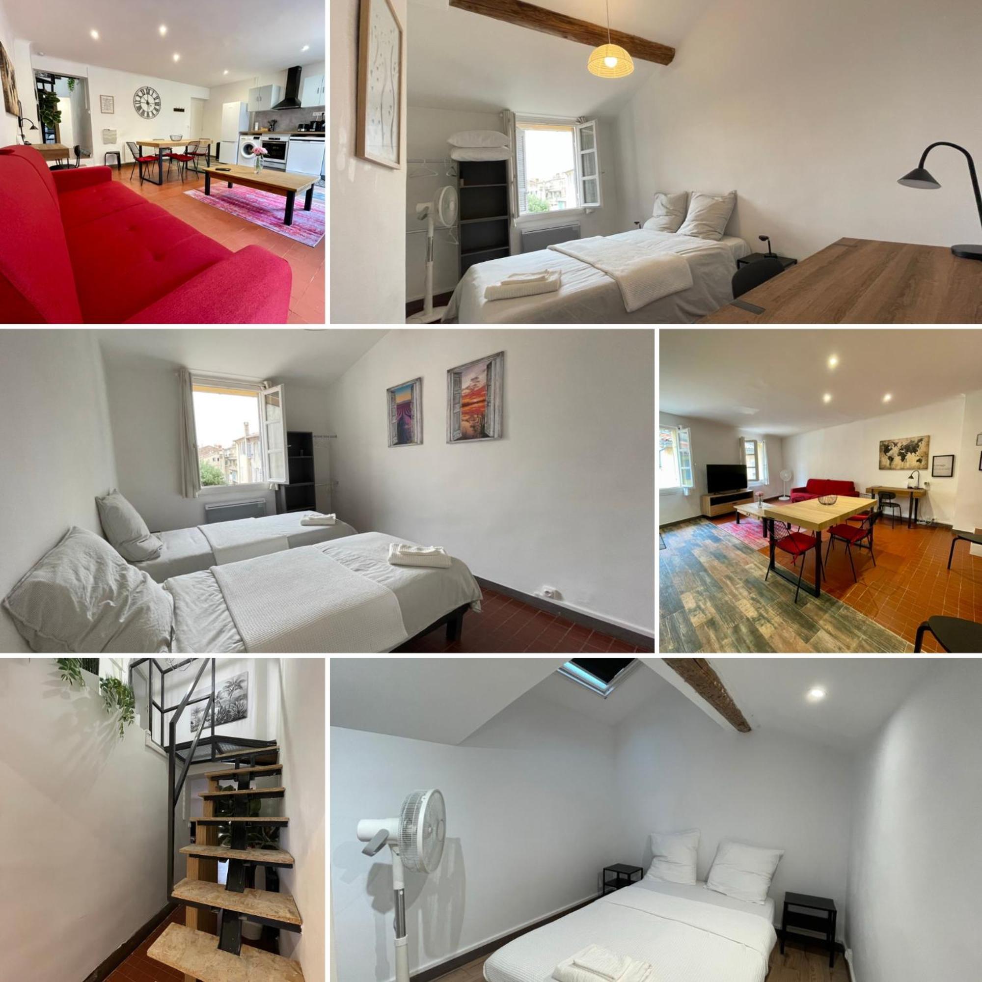 Spacieux Appartement T4 / 70 M2 8 Personnes เอ็ก-ซอง-โพรวองซ์ ภายนอก รูปภาพ